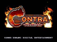 une photo d'Ã©cran de Contra ReBirth sur Virtual Console WII